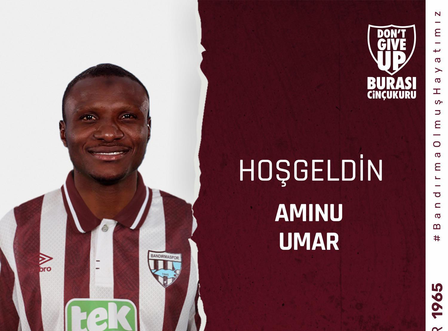 SON TRANSFER AMİNU UMAR OLDU