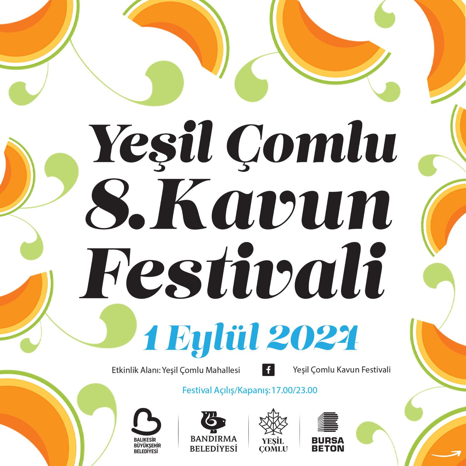 YEŞİL ÇOMLU KAVUN FESTİVALİ 1 EYLÜL’DE