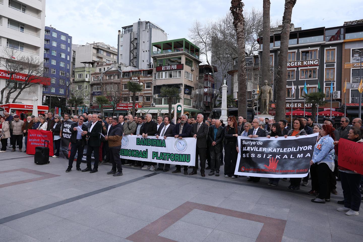 Alevi katliamı Bandırma’da lanetlendi