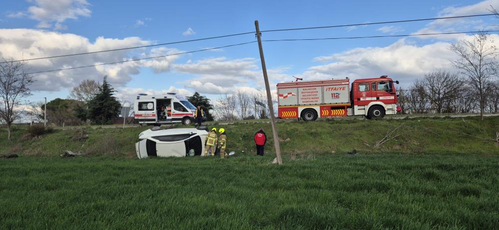 Balıkesir-Bandırma yolunda trafik kazası: 1 yaralı